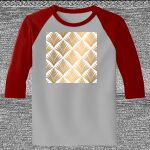 Raglan 3/4 Roundneck Shirt (Gray Body) Thumbnail