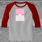 Raglan 3/4 Roundneck Shirt (Gray Body) Thumbnail