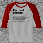 Raglan 3/4 Roundneck Shirt (Gray Body) Thumbnail