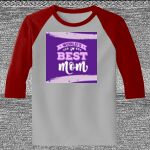 Raglan 3/4 Roundneck Shirt (Gray Body) Thumbnail