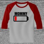 Raglan 3/4 Roundneck Shirt (Gray Body) Thumbnail