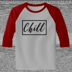 Raglan 3/4 Roundneck Shirt (Gray Body) Thumbnail