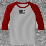 Raglan 3/4 Roundneck Shirt (Gray Body) Thumbnail
