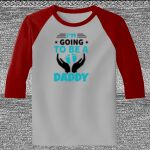 Raglan 3/4 Roundneck Shirt (Gray Body) Thumbnail