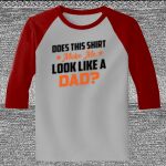 Raglan 3/4 Roundneck Shirt (Gray Body) Thumbnail