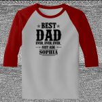 Raglan 3/4 Roundneck Shirt (Gray Body) Thumbnail