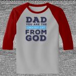 Raglan 3/4 Roundneck Shirt (Gray Body) Thumbnail