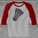 Raglan 3/4 Roundneck Shirt (Gray Body) Thumbnail