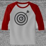 Raglan 3/4 Roundneck Shirt (Gray Body) Thumbnail