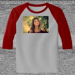 Raglan 3/4 Roundneck Shirt (Gray Body) Thumbnail