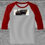 Raglan 3/4 Roundneck Shirt (Gray Body) Thumbnail