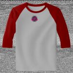 Raglan 3/4 Roundneck Shirt (Gray Body) Thumbnail