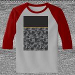 Raglan 3/4 Roundneck Shirt (Gray Body) Thumbnail