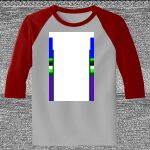 Raglan 3/4 Roundneck Shirt (Gray Body) Thumbnail