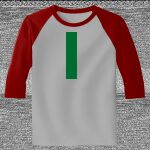 Raglan 3/4 Roundneck Shirt (Gray Body) Thumbnail