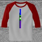 Raglan 3/4 Roundneck Shirt (Gray Body) Thumbnail