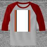 Raglan 3/4 Roundneck Shirt (Gray Body) Thumbnail