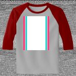 Raglan 3/4 Roundneck Shirt (Gray Body) Thumbnail