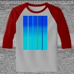 Raglan 3/4 Roundneck Shirt (Gray Body) Thumbnail