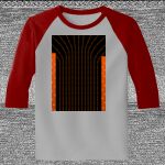 Raglan 3/4 Roundneck Shirt (Gray Body) Thumbnail