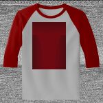 Raglan 3/4 Roundneck Shirt (Gray Body) Thumbnail
