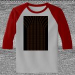 Raglan 3/4 Roundneck Shirt (Gray Body) Thumbnail