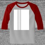 Raglan 3/4 Roundneck Shirt (Gray Body) Thumbnail