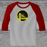 Raglan 3/4 Roundneck Shirt (Gray Body) Thumbnail