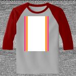 Raglan 3/4 Roundneck Shirt (Gray Body) Thumbnail