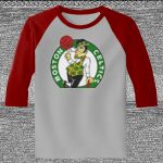 Raglan 3/4 Roundneck Shirt (Gray Body) Thumbnail