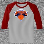 Raglan 3/4 Roundneck Shirt (Gray Body) Thumbnail