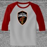 Raglan 3/4 Roundneck Shirt (Gray Body) Thumbnail