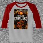 Raglan 3/4 Roundneck Shirt (Gray Body) Thumbnail