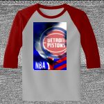 Raglan 3/4 Roundneck Shirt (Gray Body) Thumbnail