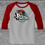 Raglan 3/4 Roundneck Shirt (Gray Body) Thumbnail