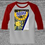 Raglan 3/4 Roundneck Shirt (Gray Body) Thumbnail