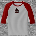 Raglan 3/4 Roundneck Shirt (Gray Body) Thumbnail