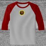 Raglan 3/4 Roundneck Shirt (Gray Body) Thumbnail
