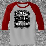 Raglan 3/4 Roundneck Shirt (Gray Body) Thumbnail