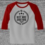 Raglan 3/4 Roundneck Shirt (Gray Body) Thumbnail