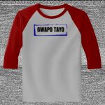 Raglan 3/4 Roundneck Shirt (Gray Body) Thumbnail