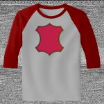 Raglan 3/4 Roundneck Shirt (Gray Body) Thumbnail