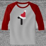 Raglan 3/4 Roundneck Shirt (Gray Body) Thumbnail
