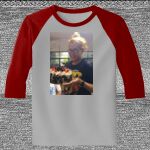 Raglan 3/4 Roundneck Shirt (Gray Body) Thumbnail