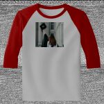 Raglan 3/4 Roundneck Shirt (Gray Body) Thumbnail