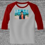 Raglan 3/4 Roundneck Shirt (Gray Body) Thumbnail