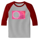 Raglan 3/4 Roundneck Shirt (Gray Body) Thumbnail