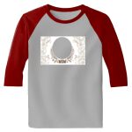 Raglan 3/4 Roundneck Shirt (Gray Body) Thumbnail