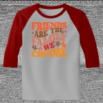 Raglan 3/4 Roundneck Shirt (Gray Body) Thumbnail