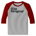 Raglan 3/4 Roundneck Shirt (Gray Body) Thumbnail